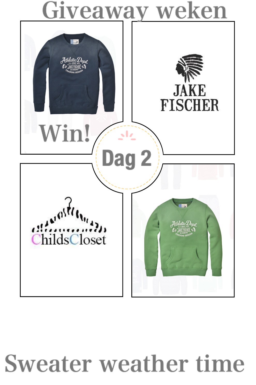 Giveaway dag 2: Win een van deze sweaters