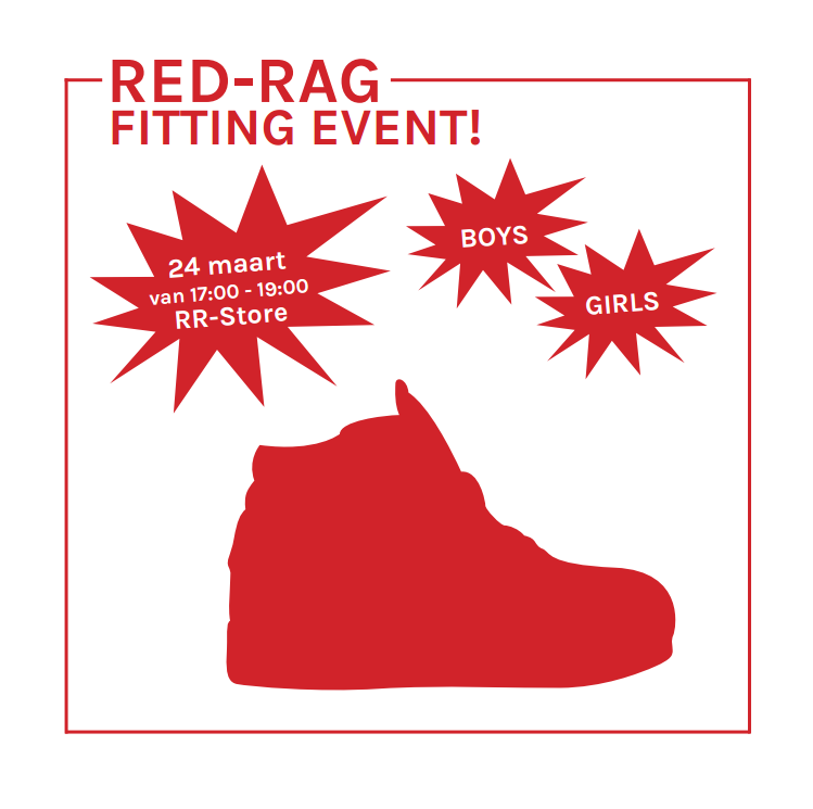 Kom jij ook naar het Red-Rag fitting event