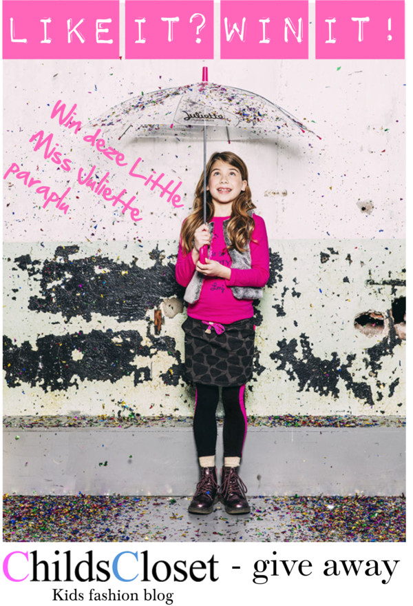 Win: Wij geven deze Little Miss Juliette paraplu weg