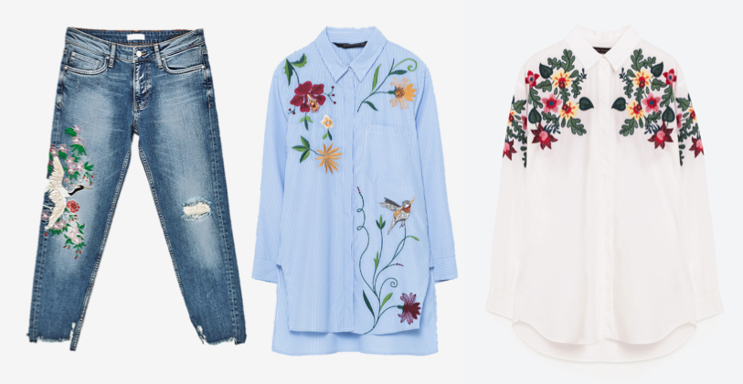 Flowers all-over trend