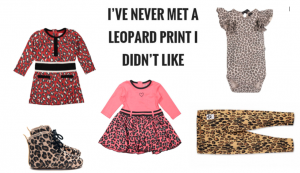 Leopard print voor de allerkleinsten